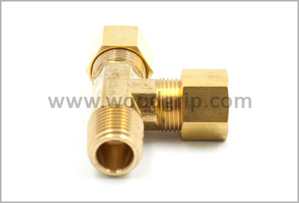 Brass Compression Run Tee Brass Compression Run Tee