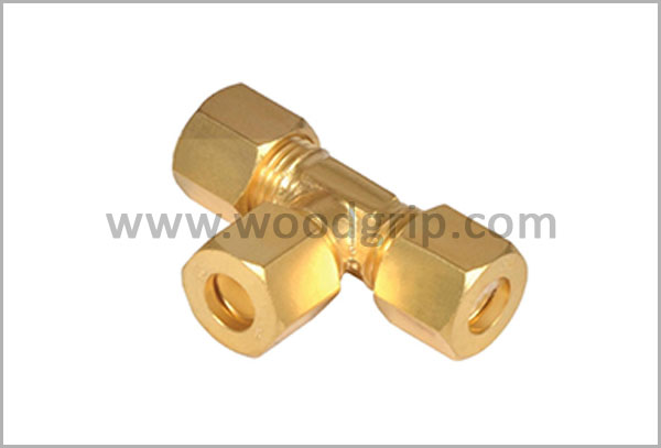 Brass Compression Tee Union Brass Compression Tee Union