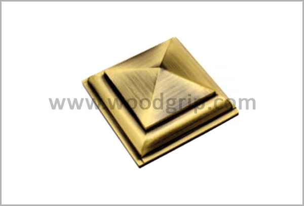 Brass Royal Pyramid Mirror Caps Brass Royal Pyramid Mirror Caps