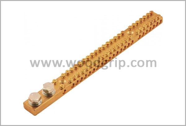 2 x M8 Stude 24 Pole Brass Neutral Links 2 x M8 Stude 24 Pole Brass Neutral Links