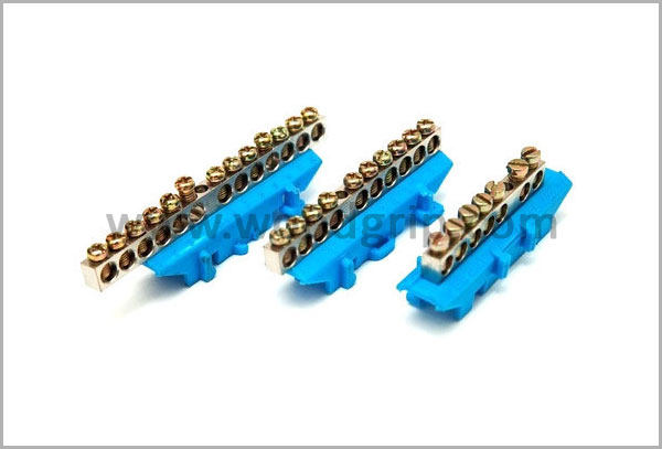 DIN Rail Base Brass Neutral Links DIN Rail Base Brass Neutral Links