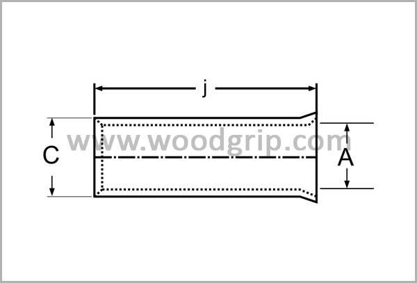 End Sealing Ferrules Non Insulated Drawing End Sealing Ferrules Non Insulated Drawing